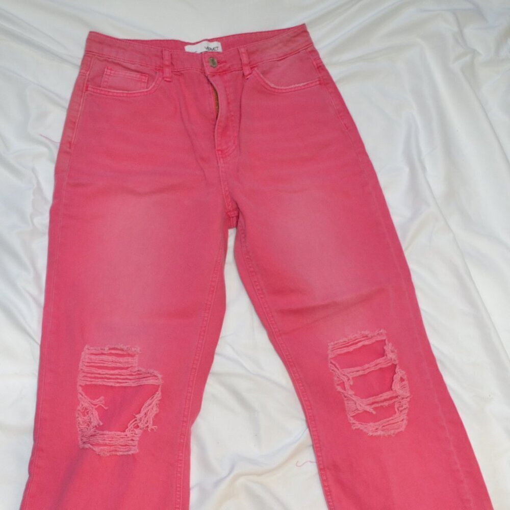 Hot Pink Vermet Los Angelos  Size 28 Pant